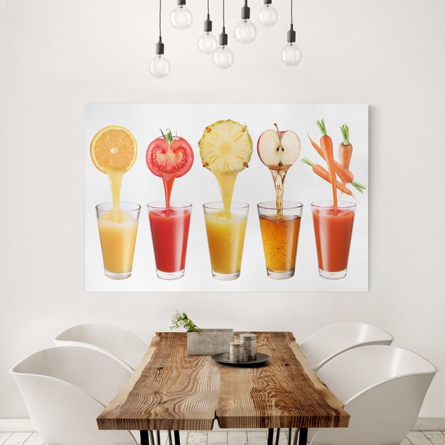Wandbilder Früchte Frisch gepresst