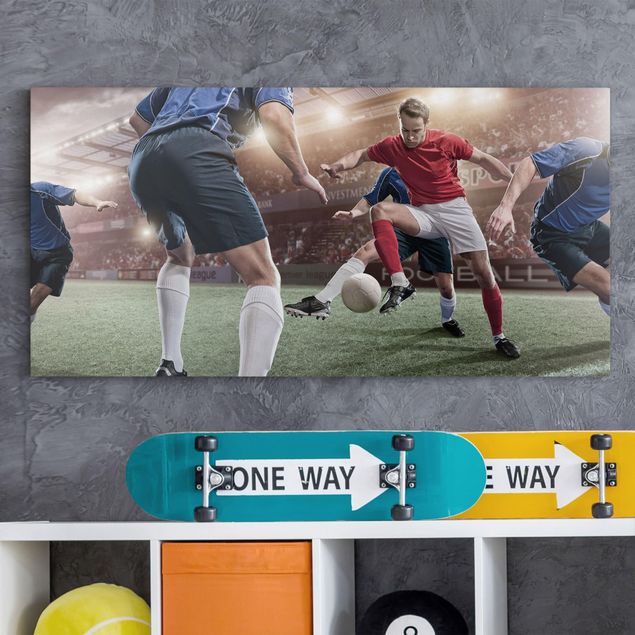 Wandbilder Fußball Fußballrivalen