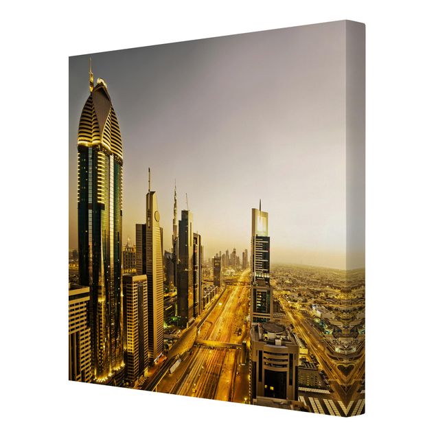 Wandbilder Architektur & Skyline Goldenes Dubai