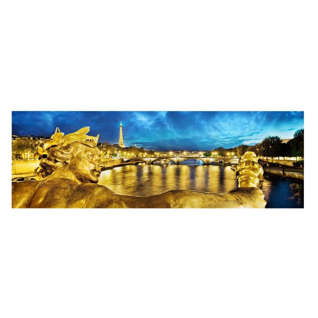Wandbilder Architektur & Skyline Goldenes Paris