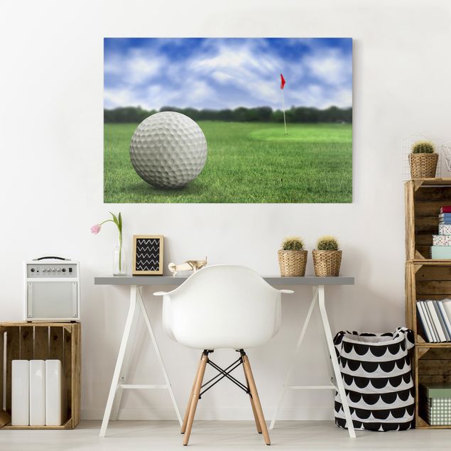 Wanddeko Küche Golfball