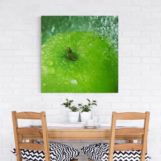 Wandbilder Floral Green Apple