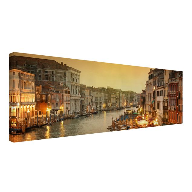 Italien Bilder auf Leinwand Großer Kanal von Venedig