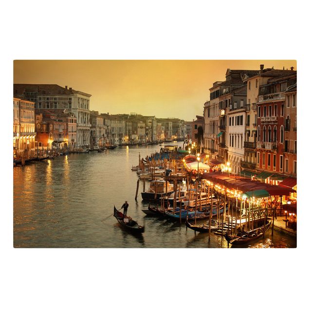 Skyline Leinwandbild Großer Kanal von Venedig