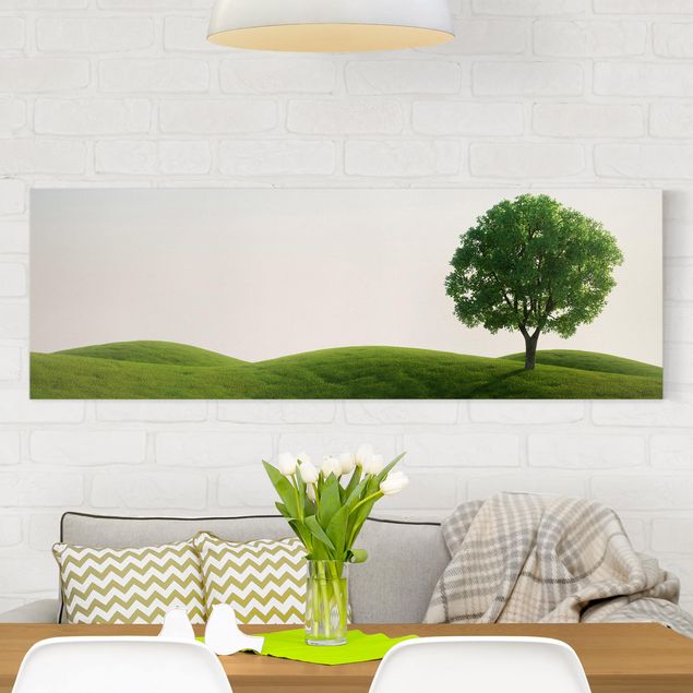 Wandbilder Bäume Grüne Ruhe