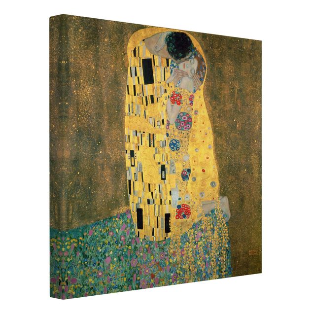 Wandbilder Akt & Erotik Gustav Klimt - Der Kuß