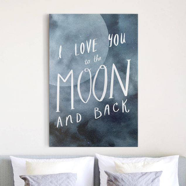 Wanddeko Küche Himmlische Liebe - Mond