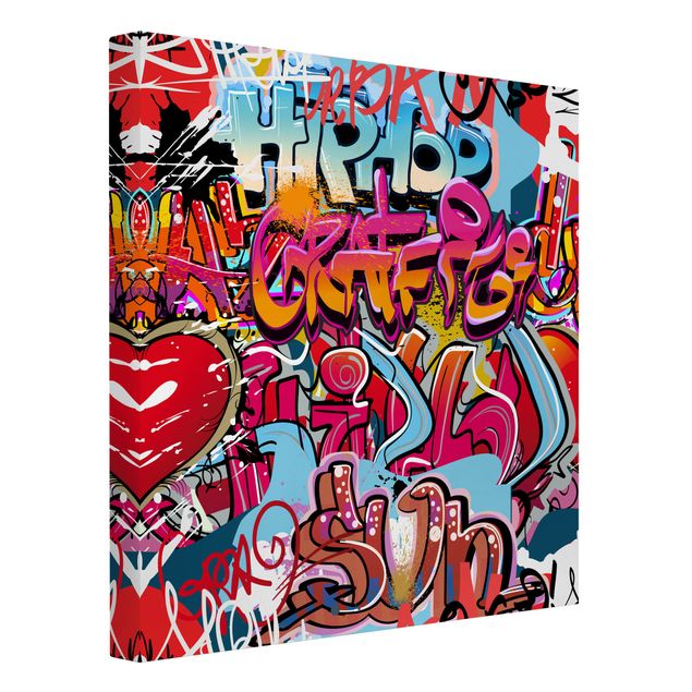 Wandbilder Muster HipHop Graffiti