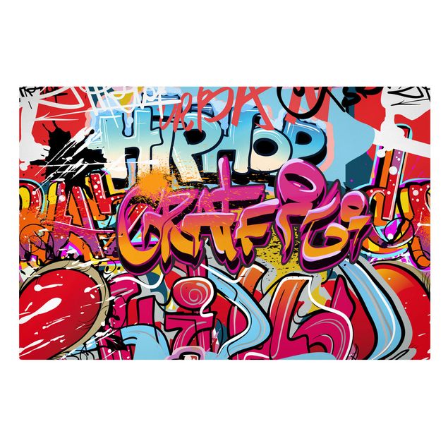 Wandbilder Bunt HipHop Graffiti