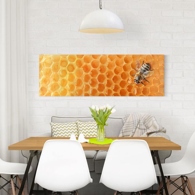 Wandbilder Modern Honey Bee