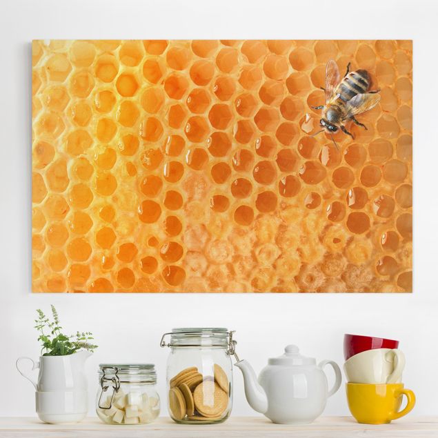 Küchen Deko Honey Bee