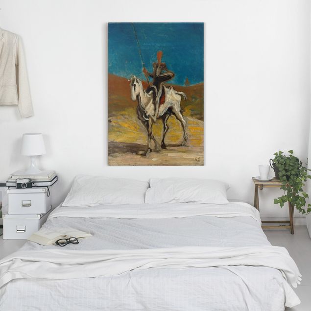 Pferde Leinwand Honoré Daumier - Don Quixote