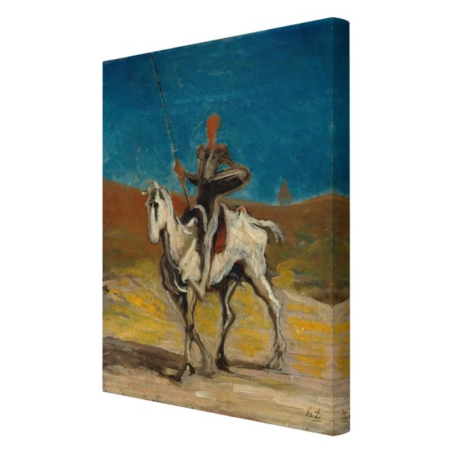 Wandbilder Kunstdrucke Honoré Daumier - Don Quixote