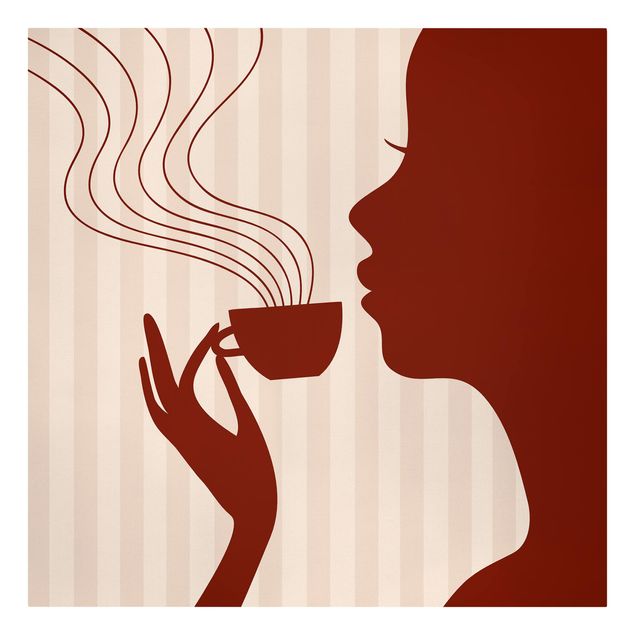 schöne Leinwandbilder Hot Coffee