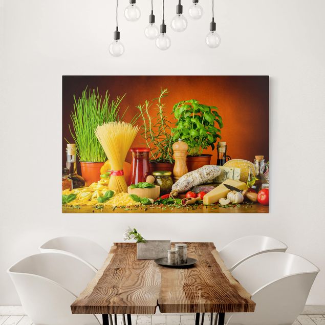 Wandbilder Floral Italienische Küche