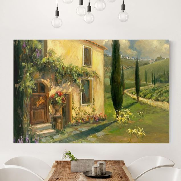 Küche Dekoration Italienische Landschaft - Zypresse