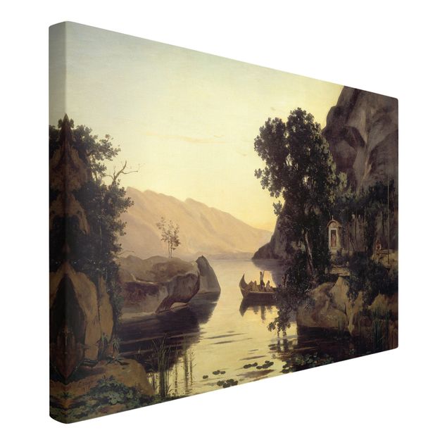 Kunststile Jean-Baptiste Camille Corot - Landschaft bei Riva