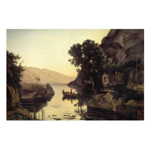 Wandbilder Landschaften Jean-Baptiste Camille Corot - Landschaft bei Riva