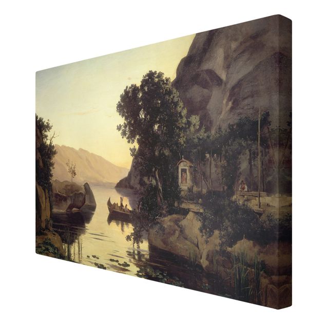 Kunstdrucke auf Leinwand Jean-Baptiste Camille Corot - Landschaft bei Riva