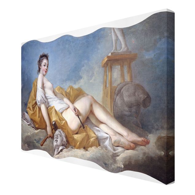 Leinwandbilder Naturmotive Jean Honoré Fragonard - Personifikation der Malerei