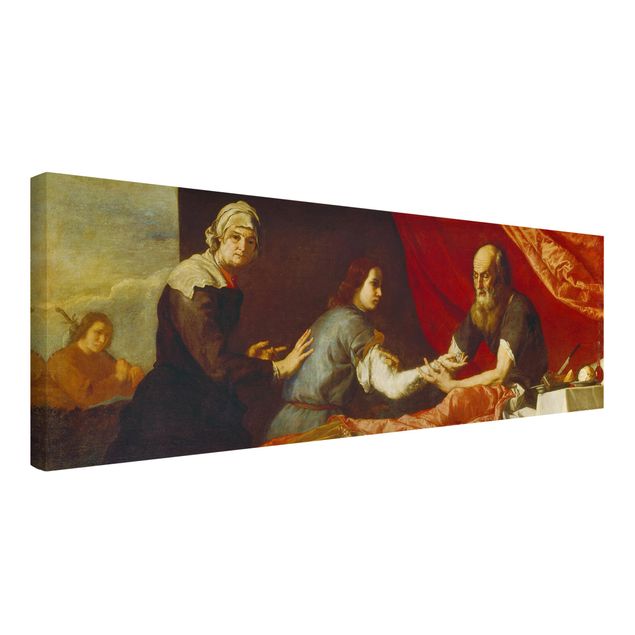 Kunstdrucke auf Leinwand Jusepe de Ribera - Isaac und Jakob