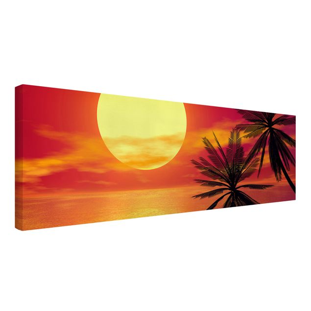 Wandbilder Landschaften Karibischer Sonnenuntergang