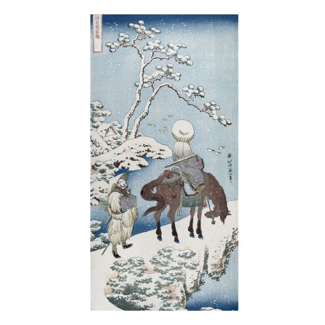 Kunstdrucke auf Leinwand Katsushika Hokusai - Der chinesische Dichter