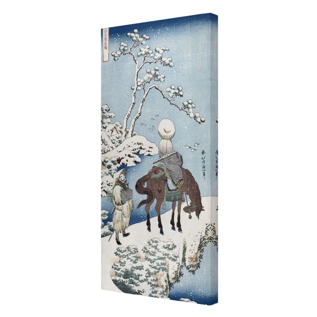 Leinwand Natur Katsushika Hokusai - Der chinesische Dichter