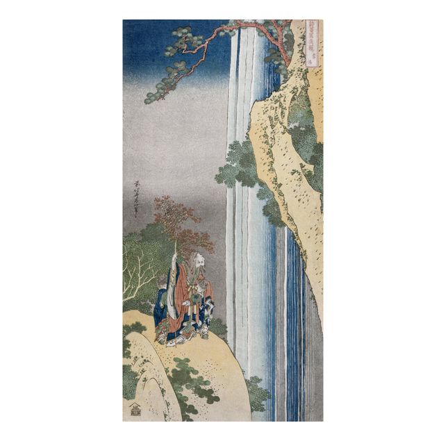 Wandbilder Berge Katsushika Hokusai - Der Dichter Rihaku