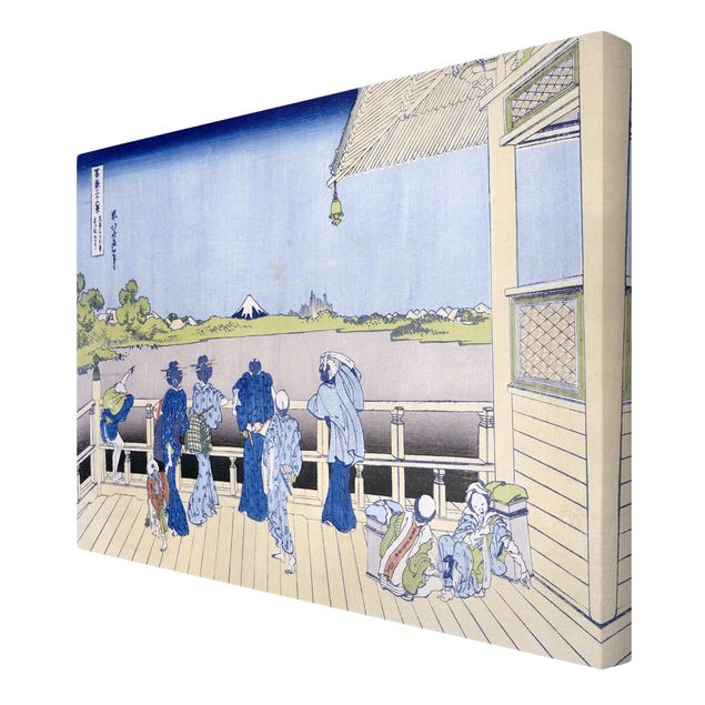 Wandbilder Landschaften Katsushika Hokusai - Die Sazai Halle
