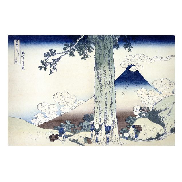Wandbilder Landschaften Katsushika Hokusai - Mishima Pass in der Provinz Kai