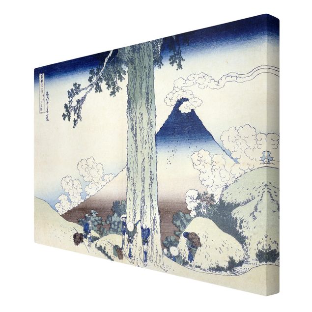 Kunstdrucke auf Leinwand Katsushika Hokusai - Mishima Pass in der Provinz Kai