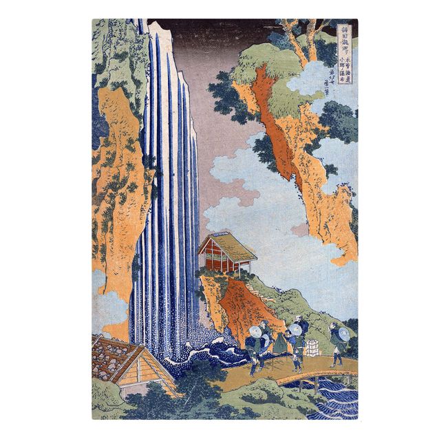 Kunstdrucke auf Leinwand Katsushika Hokusai - Ono Wasserfall