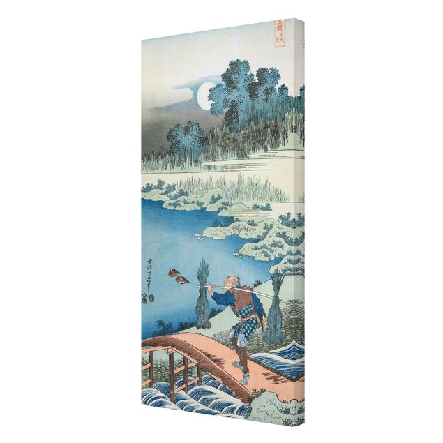 Wandbilder Kunstdrucke Katsushika Hokusai - Reisträger