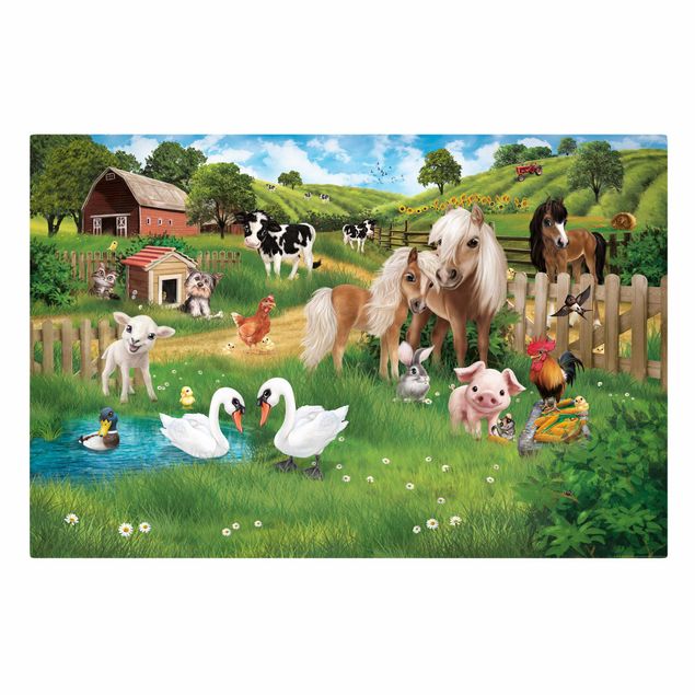 Wandbilder Pferde Animal Club International - Tiere auf dem Bauernhof