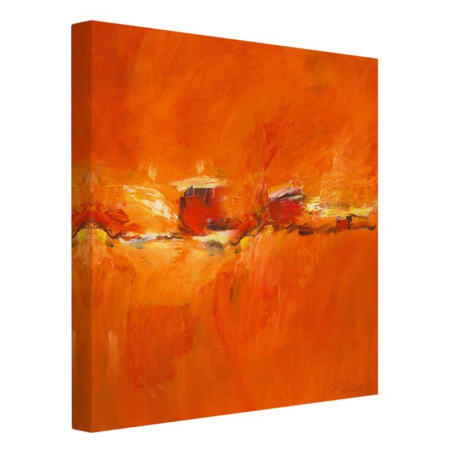 Leinwandbilder abstrakt Petra Schüßler - Komposition in Orange
