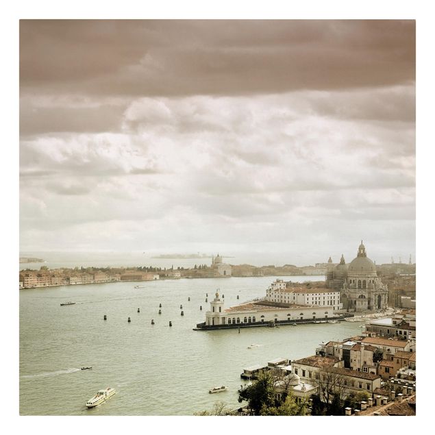 Leinwandbilder Vintage Lagune von Venedig