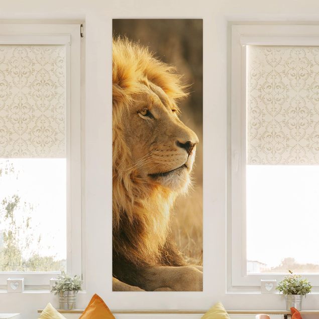 Wanddeko Küche Löwenkönig