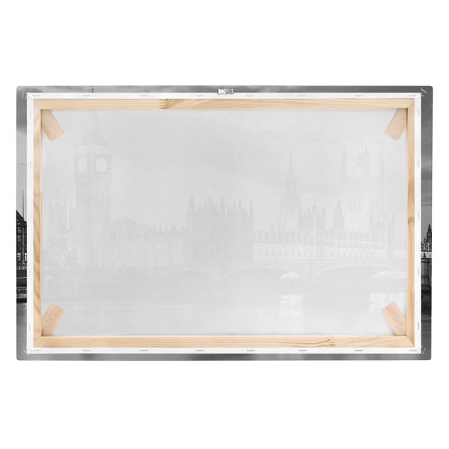 Wandbilder Schwarz-Weiß London bei Nacht II