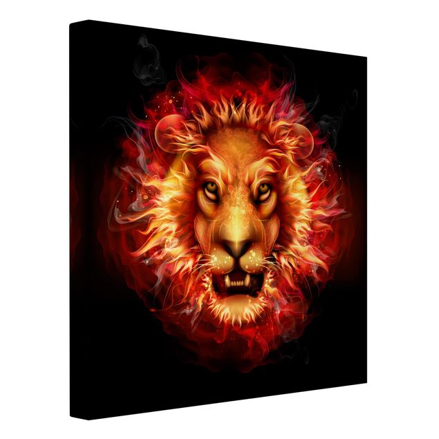 Wandbilder Löwen Lord Of Fire