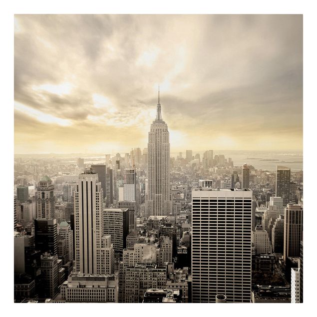 Skyline Leinwandbild Manhattan Dawn