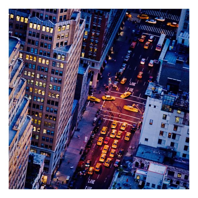 Wandbilder Architektur & Skyline Manhattans Taxilichter