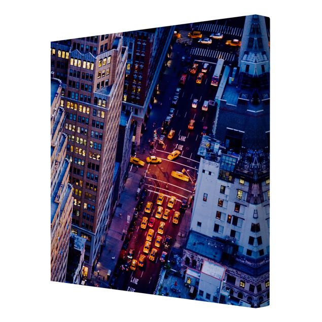 Wandbilder Modern Manhattans Taxilichter