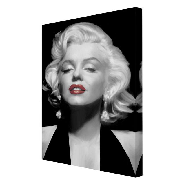 schöne Bilder Marilyn mit roten Lippen
