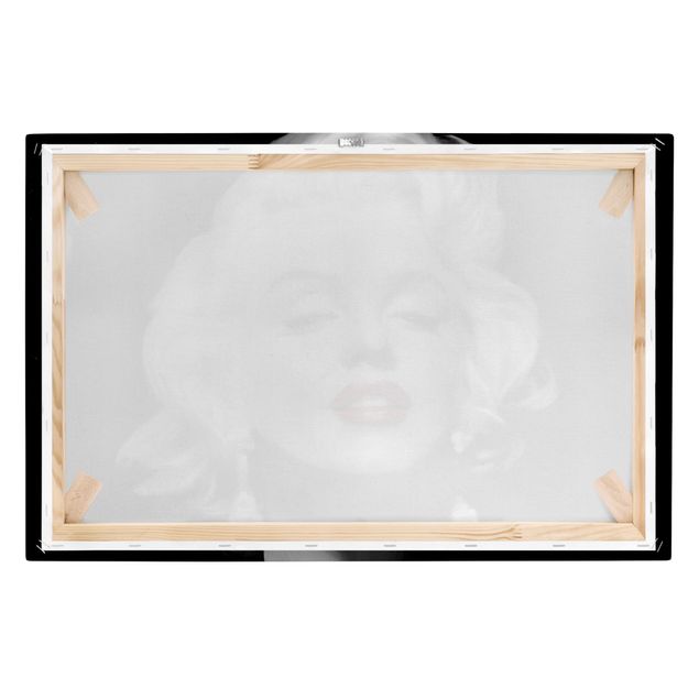 Leinwandbilder kaufen Marilyn mit roten Lippen
