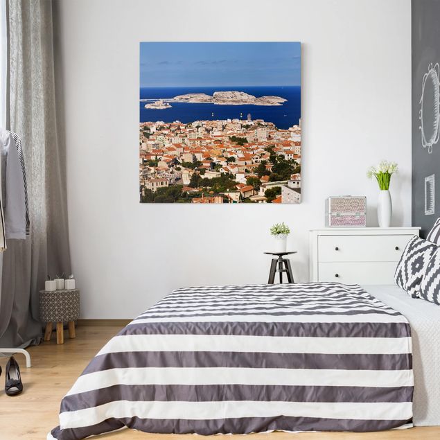 Skyline Leinwandbild Marseille