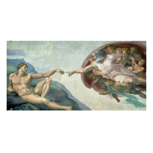Wandbilder Kunstdrucke Michelangelo - Sixtinischen Kapelle