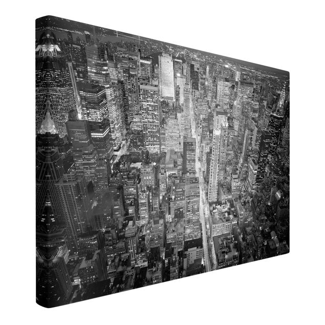 schwarz-weiß Bilder auf Leinwand Midtown Manhattan II