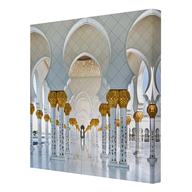 Leinwandbilder Moschee in Abu Dhabi