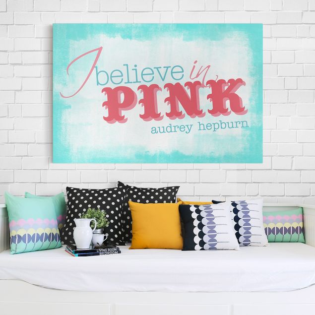 Wandbilder Sprüche Pink
